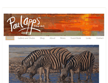 Tablet Screenshot of paulappsfineart.com